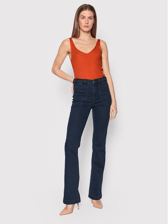 Morgan Morgan Farmer 221-PSVEN Sötétkék Bootcut Fit