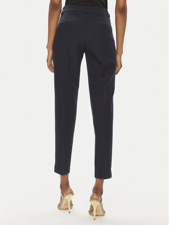 Maryley Maryley Bavlnené nohavice 24EB52Z/M23/43BL Tmavomodrá Regular Fit