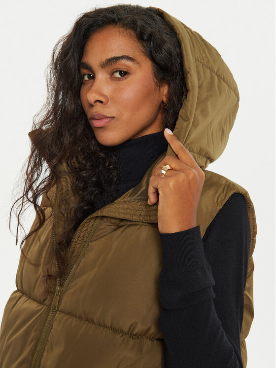 Vero Moda Vero Moda Prsluk Ligaane 10298757 Smeđa Regular Fit