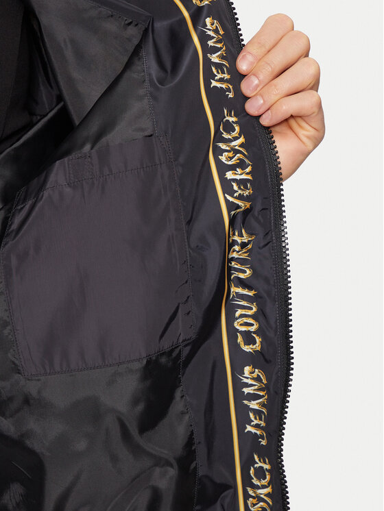 Versace Jeans Couture Kurtka bomber 77GAS411 Czarny Regular