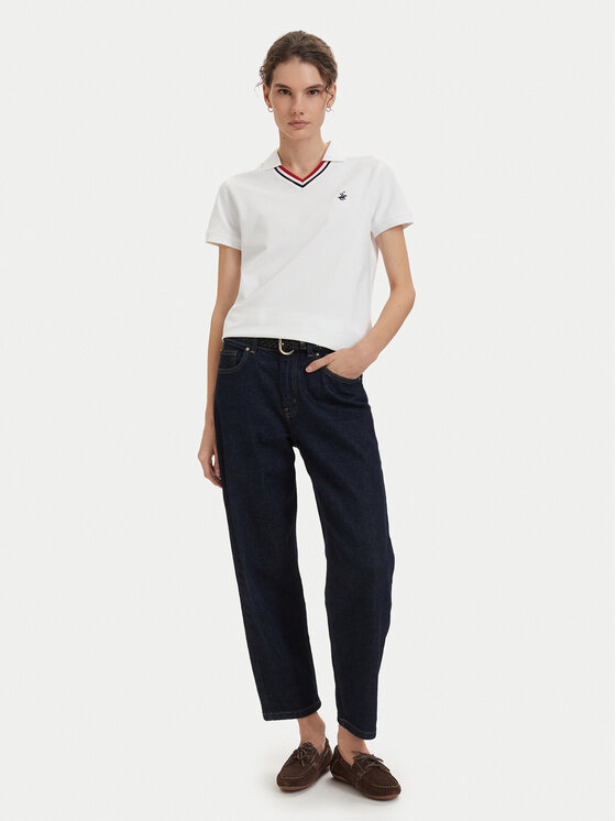 Beverly Hills Polo Club Beverly Hills Polo Club Polokošeľa P-SS26W-P2217 Biela Regular Fit