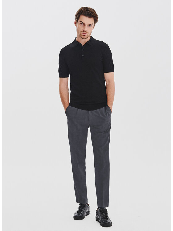 Pako Lorente Pako Lorente Polo P25WF-TX-007 Czarny Classic Fit