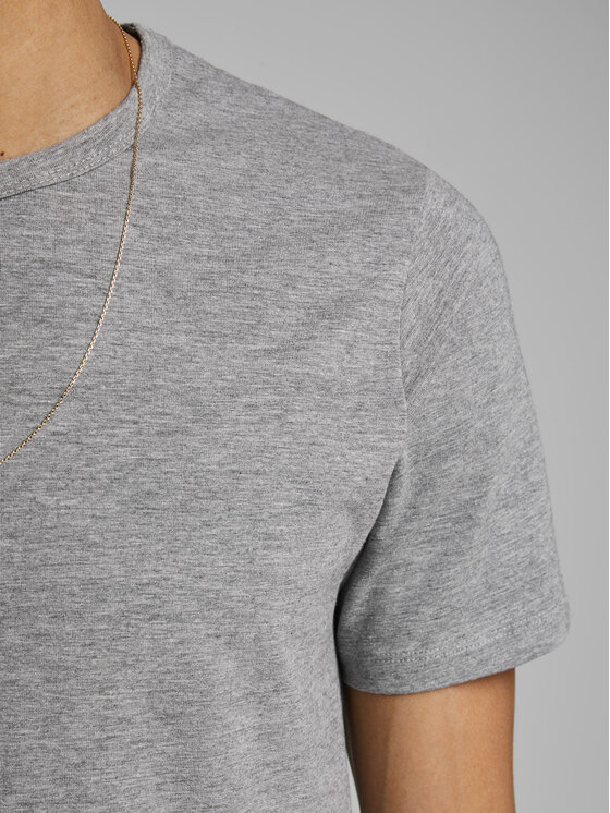 Jack&Jones Jack&Jones T-shirt Basic 12058529 Siva Stretch Fit