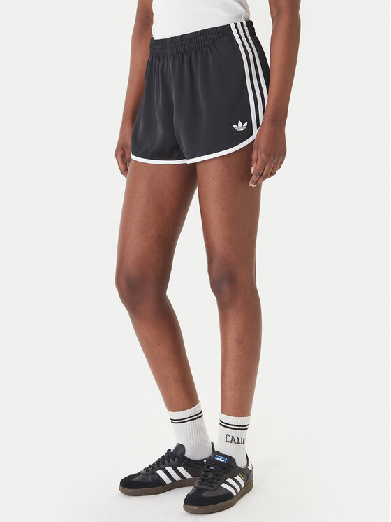 adidas adidas Športové kraťasy 3-Stripes Sprinter KD7977 Čierna Regular Fit