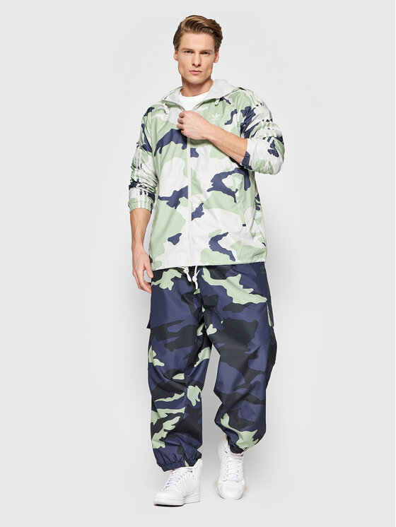adidas adidas Geacă Graphics Camo HF4877 Verde Regular Fit