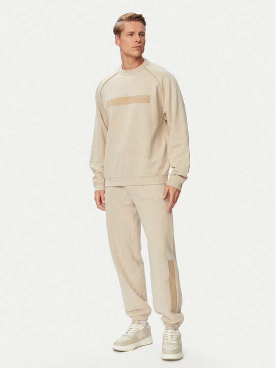 HUGO HUGO Donji dio trenerke Dalipant 50563100 Bež Relaxed Fit