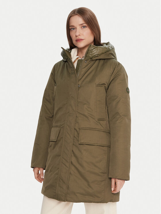 Tommy Hilfiger Tommy Hilfiger Parka WW0WW46533 Zelena Relaxed Fit