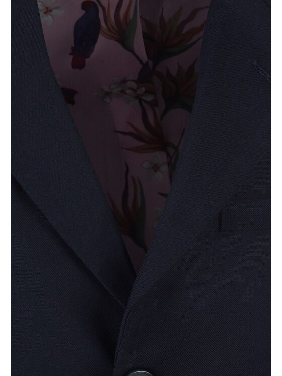 minoti minoti Marynarka 33FORMAL260 Granatowy Regular Fit