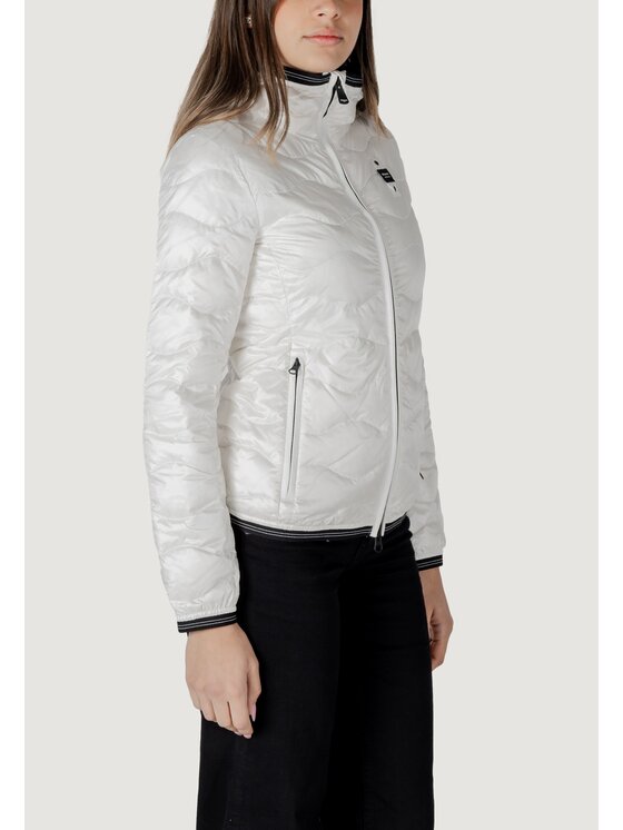 Blauer Blauer Μπουφάν πουπουλένιο CAMELIA Λευκό Slim Fit