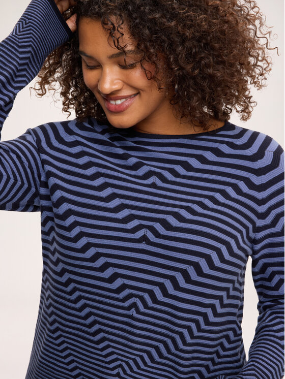 Fiorella Rubino Fiorella Rubino Sweter M447L008714N0Z4 Niebieski Regular Fit