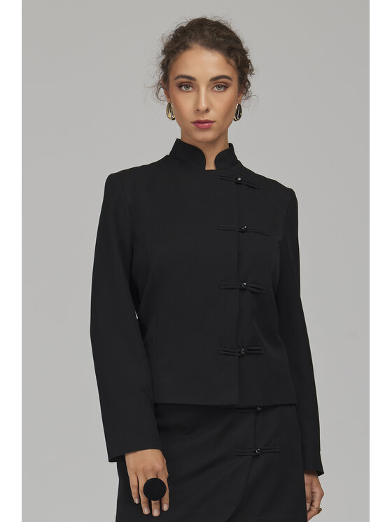 NIFE NIFE Marynarka Z102 Czarny Regular Fit