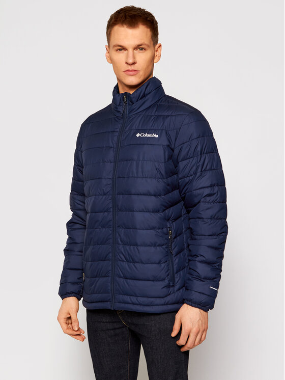 Columbia Zimné bundy Powder Lite 1698001 Tmavomodrá Regular Fit