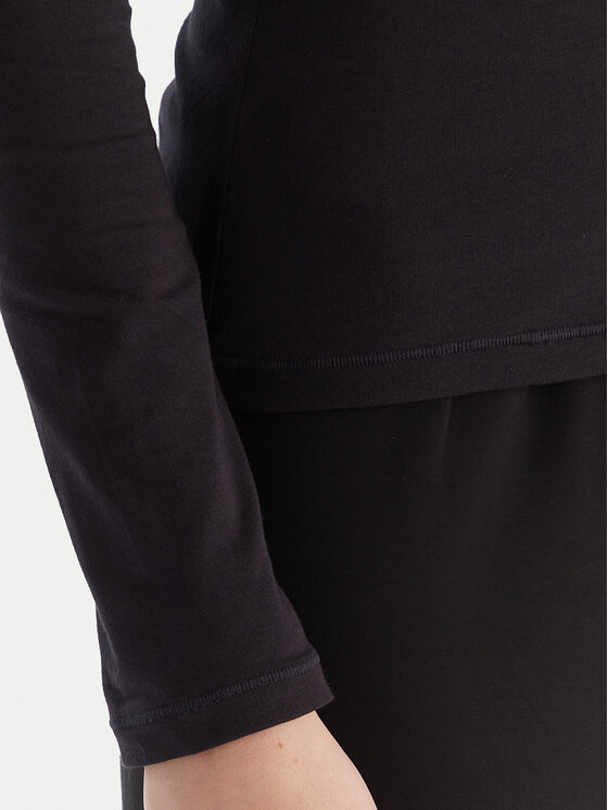 Hunkemöller Hunkemöller Bluză Soft 302729 Negru Slim Fit