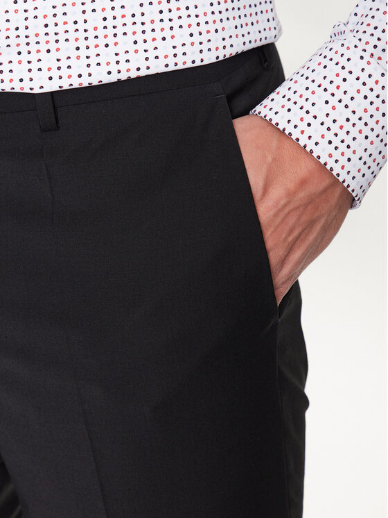 HUGO Hugo Брюки від костюму 50446526 Чорний Slim Fit