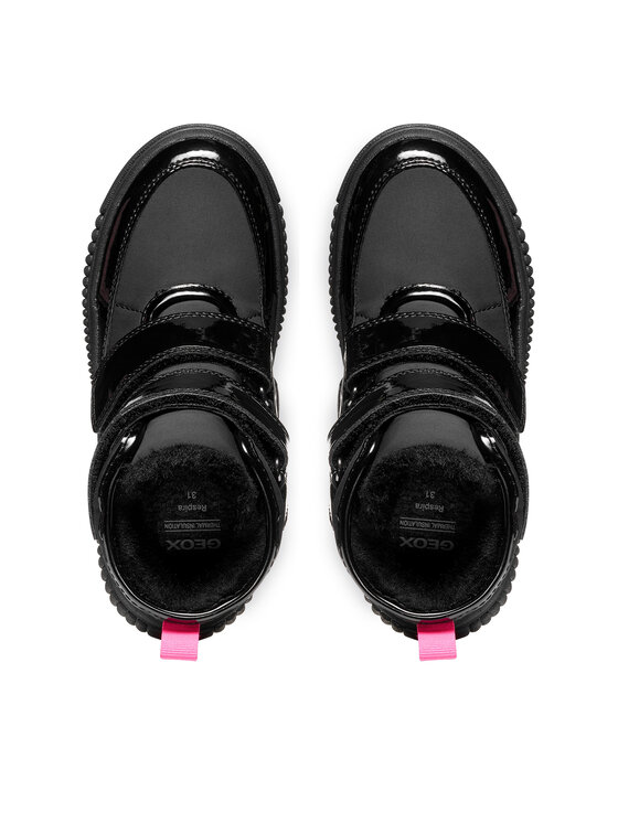 Geox Geox Ghete J Laquinny Girl B Abx J661JB 0HHFU C9B8L S Negru