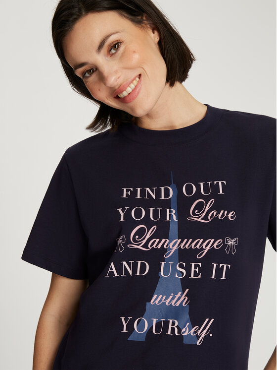 Cross Jeans Cross Jeans T-Shirt 56228-001 Granatowy