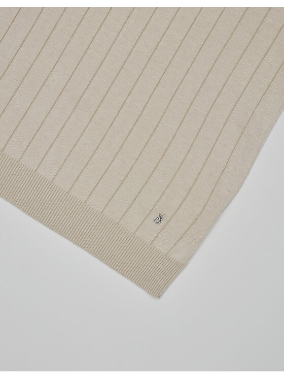 Borgio Borgio Polo pastena_ecru Beżowy Classic Fit