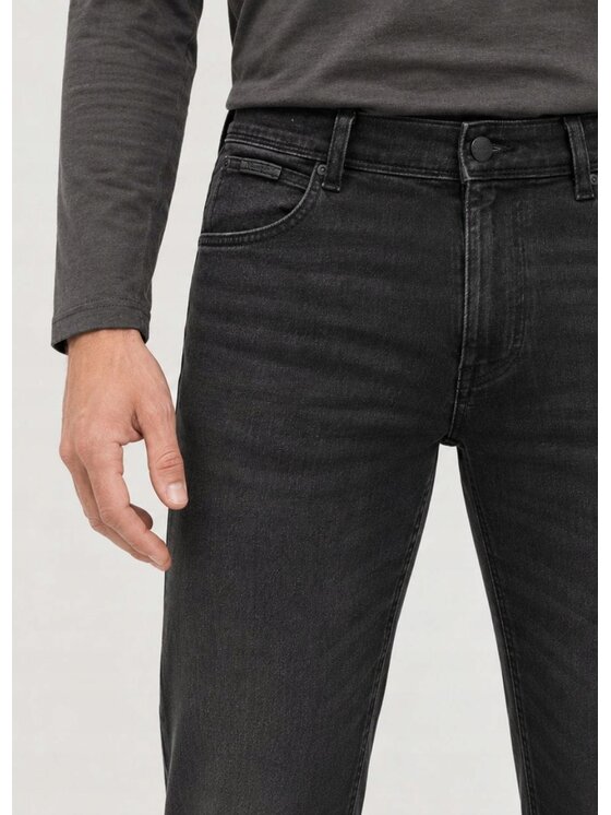 Wrangler Wrangler Jeansy Texas Slim Czarny Slim Fit