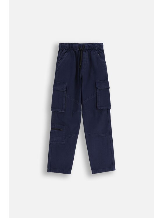 Dziecięce Spodnie materiałowe Coccodrillo, Rozmiar 128, Grantowe, ZC5119101CBJ-015