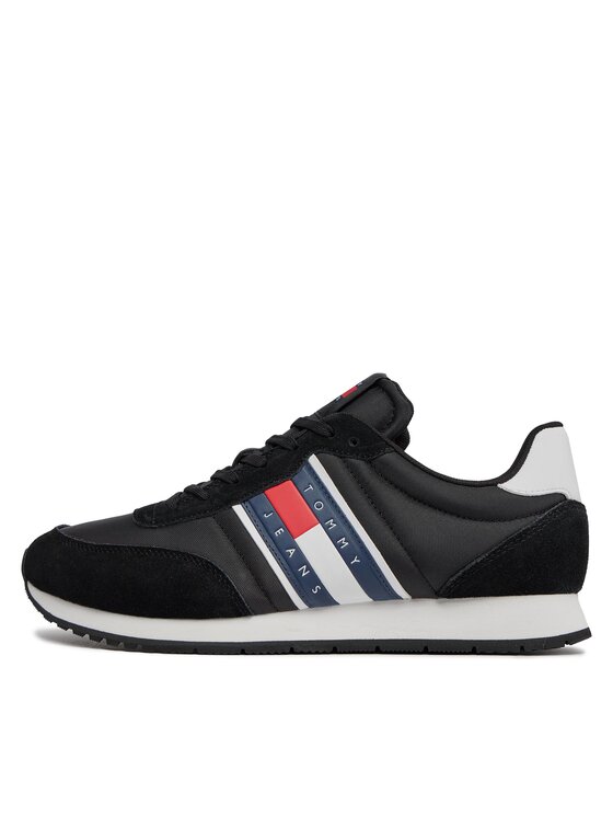 Tommy Jeans Tommy Jeans Laisvalaikio batai Tjm Runner Casual Ess EM0EM01351 Juoda