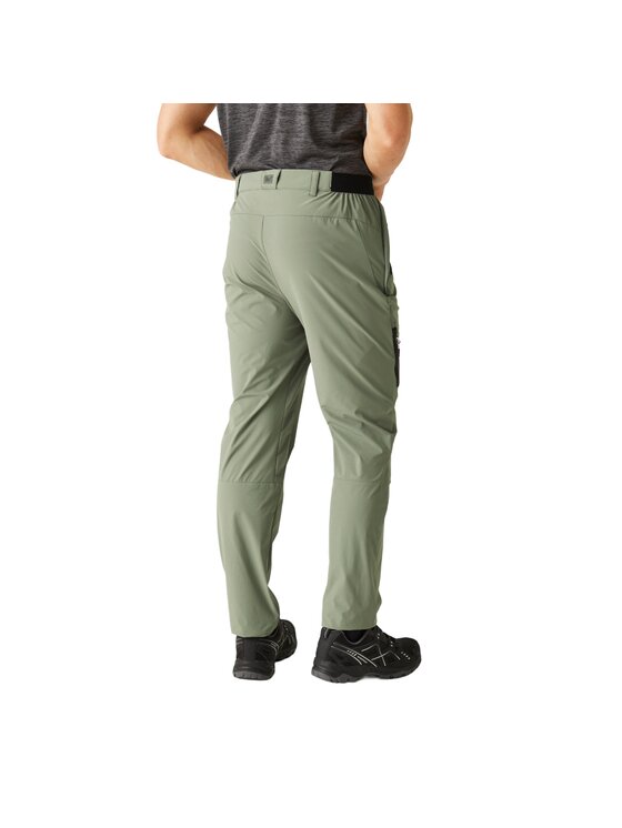 Regatta Regatta Spodnie outdoor Travel Light Zielony Stretch Fit