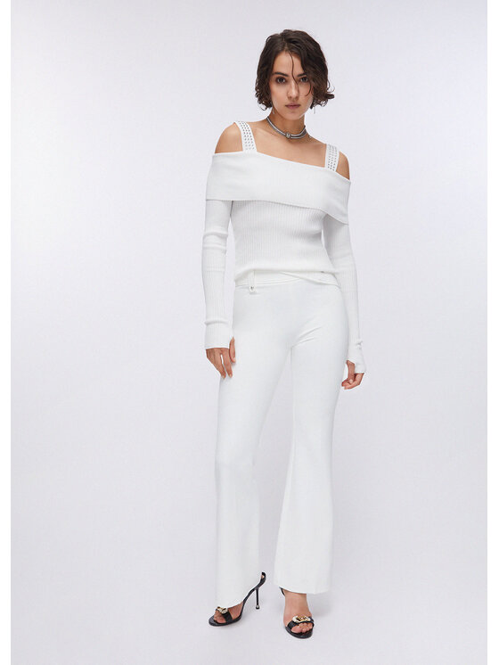 Liu Jo Liu Jo Maglione WA6061MS55N10701 Bianco Regular Fit