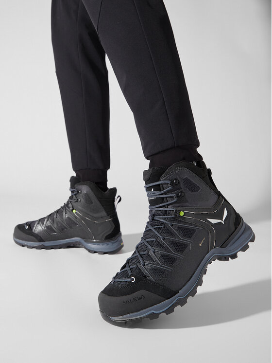 Salewa Salewa Bakancs Ms Mnt Trainer Lite Mid Gtx GORE-TEX 61359-0971 Fekete
