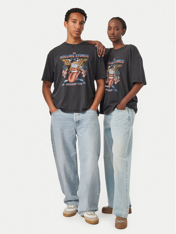 Guess Jeans Guess Jeans Тишърт M6BI29 K5546 Черен Relaxed Fit