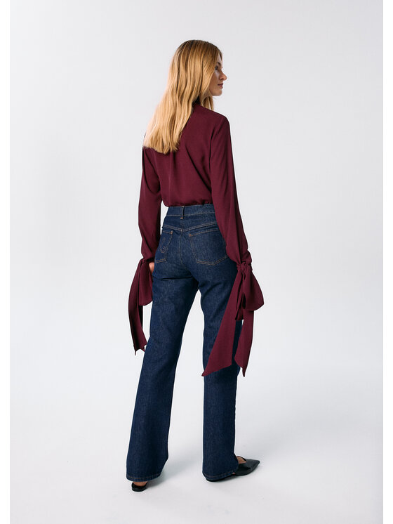 MARI PRETI MARI PRETI Blusa Luna Bordeaux Regular Fit
