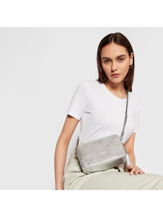 MICHAEL Michael Kors Handtasche Jet Set 32H0SJ6M2L Silberfarben  