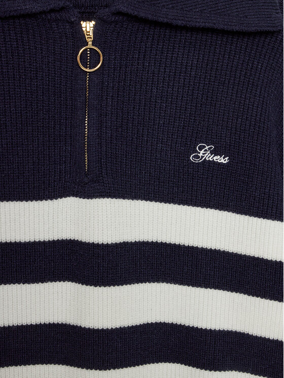 Guess Guess Trikotažinė suknelė J4YK16 Z3FU0 Mėlyna Comfort Fit