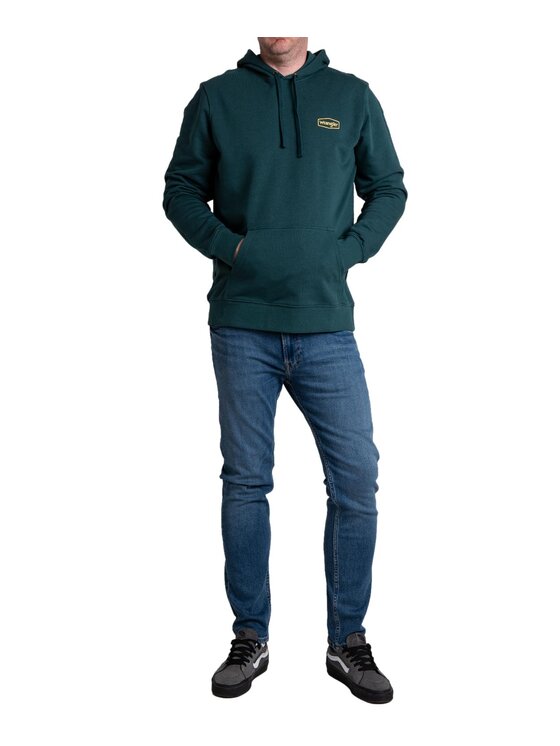 Wrangler Wrangler Bluza 112339518 Zielony Relaxed Fit