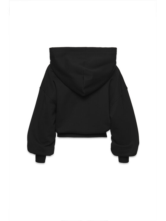 La Mania La Mania Felpa LUMA Nero Basic Fit