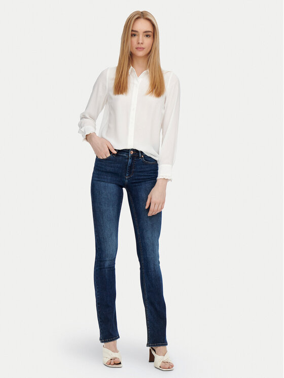 ONLY ONLY Jeans hlače Blush 15264050 Modra Flared Fit