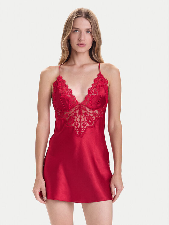 Hunkemöller Hunkemöller Noční košilka Mya 302854 Červená