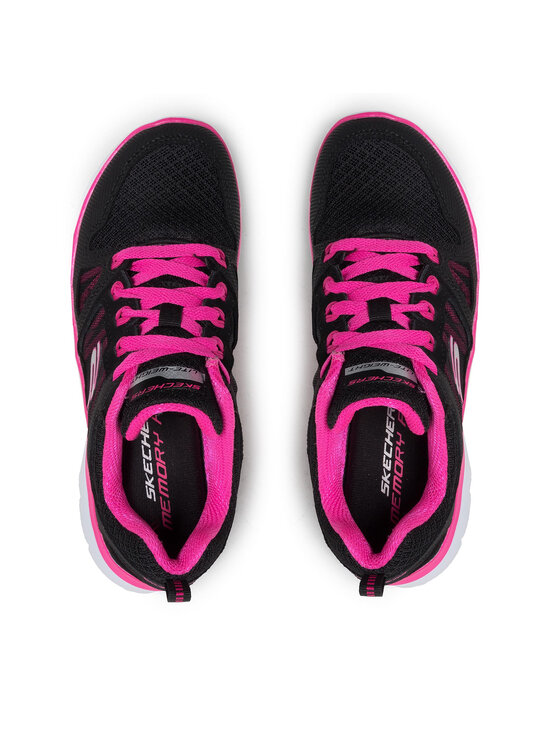 Skechers Skechers Tenisice New World 12997/BKHP Crna