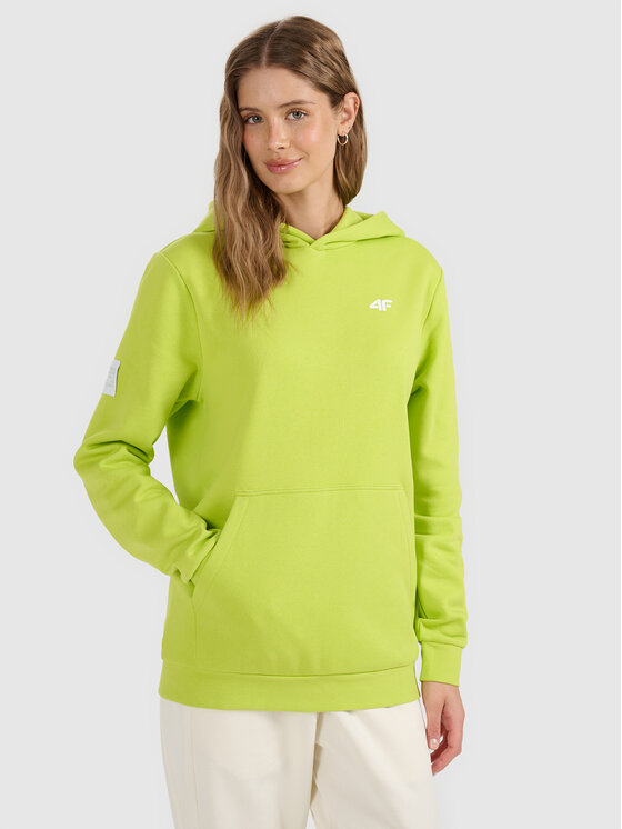4F 4F Bluza TEAMWEAR Zielony Regular Fit