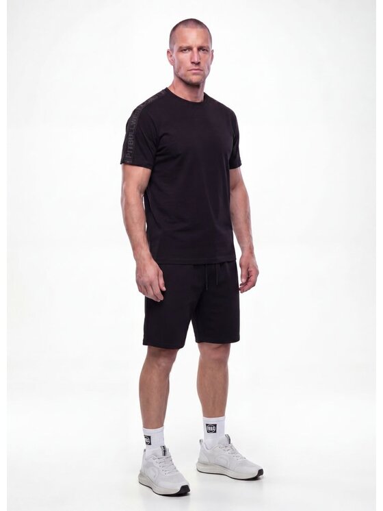 PITBULL PITBULL T-Shirt TAPE Czarny Regular Fit
