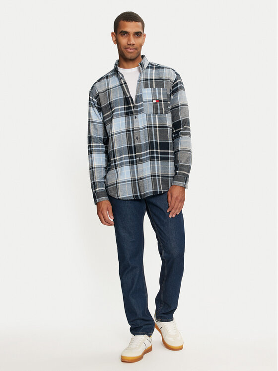 Tommy Jeans Tommy Jeans Πουκάμισο DM0DM20597 Μπλε Regular Fit