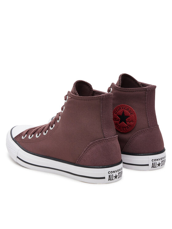 Converse Converse Modne superge Chuck Taylor All Star Polyester & Suede A12710C Bordo rdeča