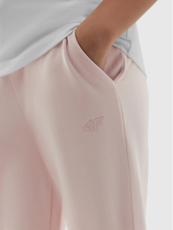 4F 4F Joggery 4FJAW23TTROF421-83S Brązowy Regular Fit