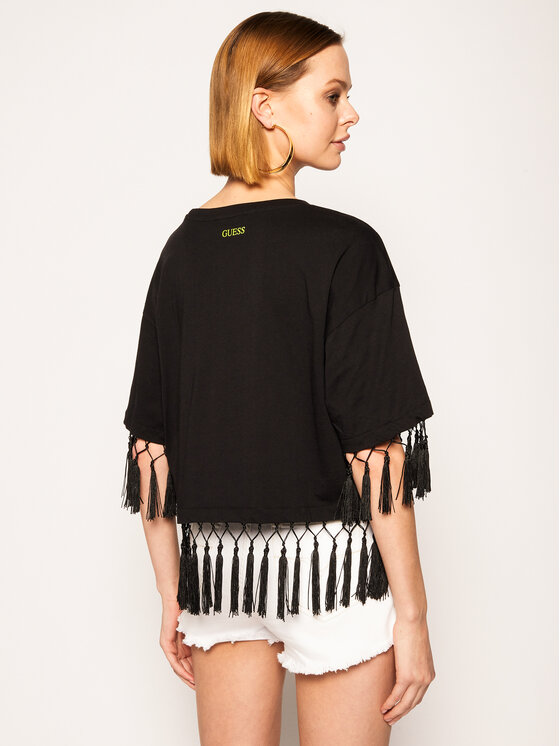 Blusa Salsa W0GI98 JA900 Nero Regular Fit