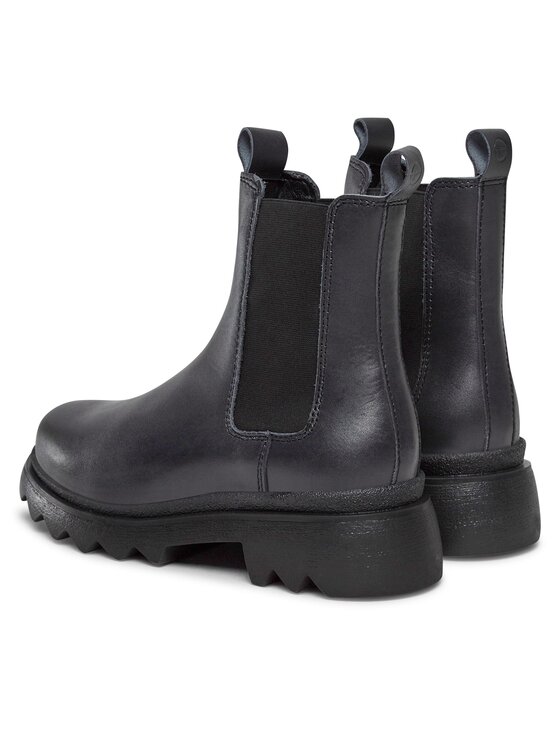 Tamaris Tamaris Kotníková obuv s elastickým prvkem 1-25802-41 Černá