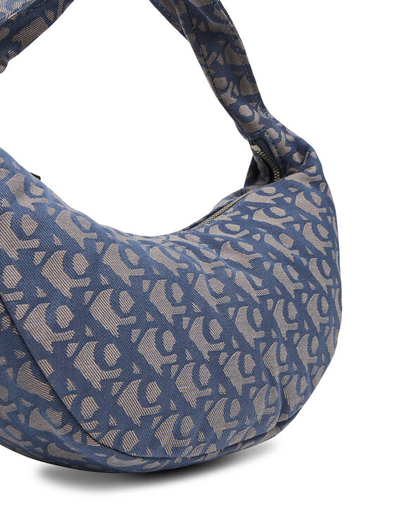 Calvin Klein Calvin Klein Τσάντα Ckj Monogram Pinched Medium Shou LV04F3206G Μπλε