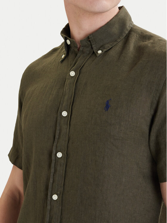 Polo Ralph Lauren Polo Ralph Lauren Košile 710968912503 Zelená Regular Fit