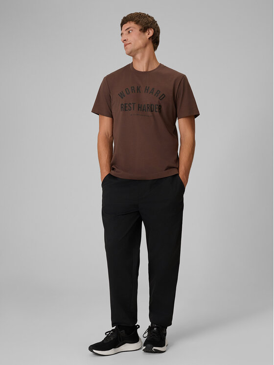 4F 4F T-Shirt CITY FORM Brązowy Regular Fit