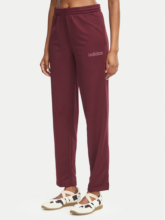 adidas adidas Jogginganzug Essentials Linear KQ7588 Dunkelrot Slim Fit