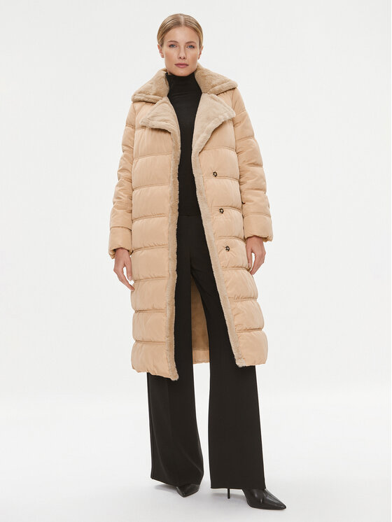 Fracomina Fracomina Zimska jakna FJ23WC3002O42301 Rjava Regular Fit