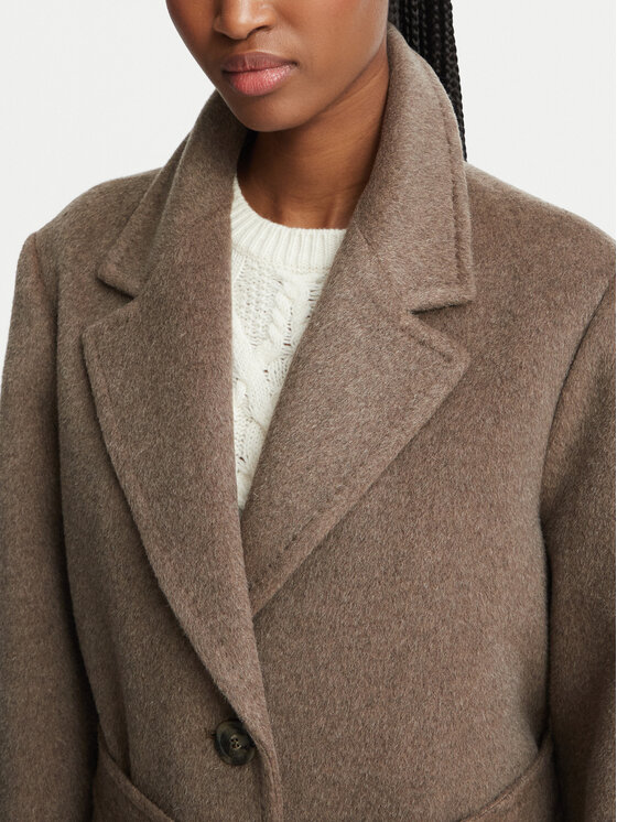 Weekend Max Mara Weekend Max Mara Palton de lână Bronte 2625016112 Bej Regular Fit