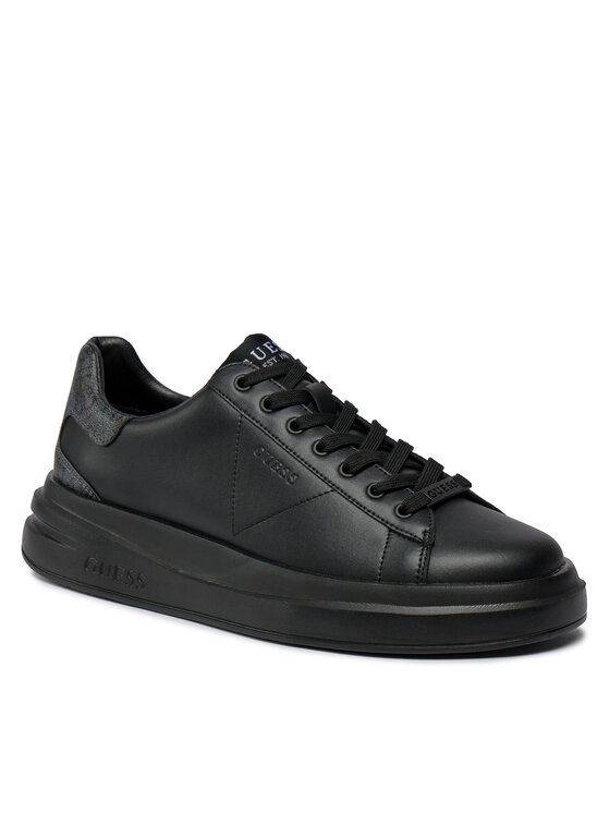 Guess Guess Sneakersy Elba FMPVIB LEA12 Czarny